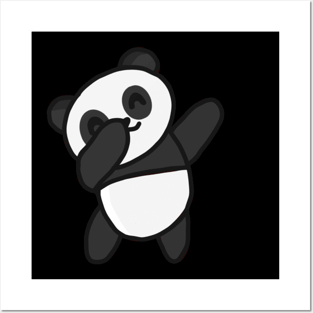 Dabbing Panda Wall Art by TheUnknown93